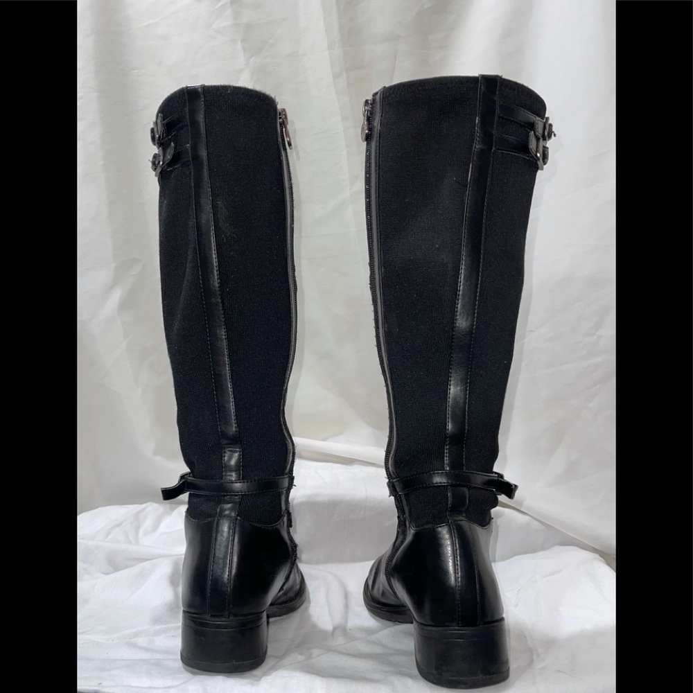 Etienne Aigner E-Celine Black Knee-High Boots - Picture 5 of 11